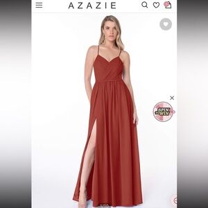 Azazie terracotta dress - Cora design size 10
